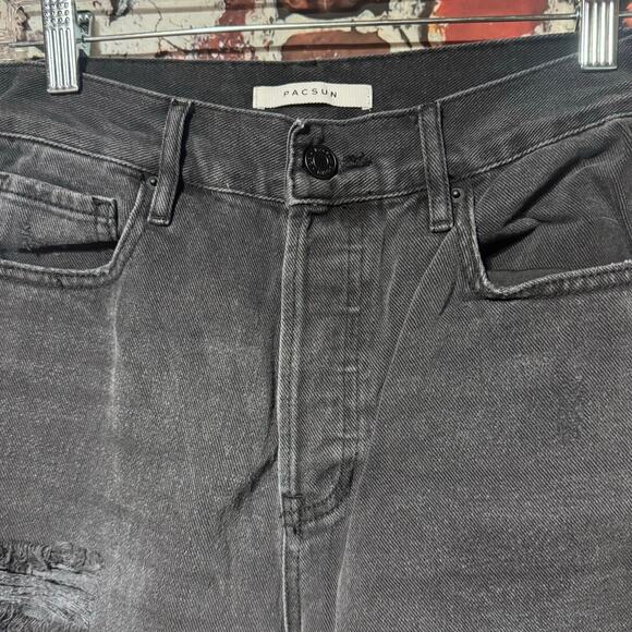 144.PacSun Distressed Straight Leg Jeans – Size 26 - Picture 11 of 11